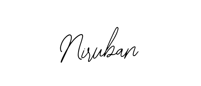 How to make Niruban signature? Bearetta-2O07w is a professional autograph style. Create handwritten signature for Niruban name. Niruban signature style 12 images and pictures png