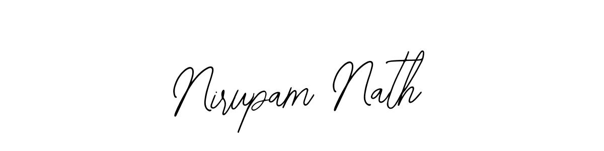 Make a beautiful signature design for name Nirupam Nath. With this signature (Bearetta-2O07w) style, you can create a handwritten signature for free. Nirupam Nath signature style 12 images and pictures png