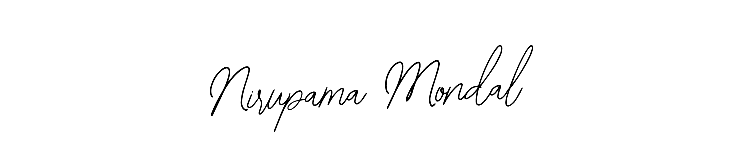 Make a beautiful signature design for name Nirupama Mondal. Use this online signature maker to create a handwritten signature for free. Nirupama Mondal signature style 12 images and pictures png