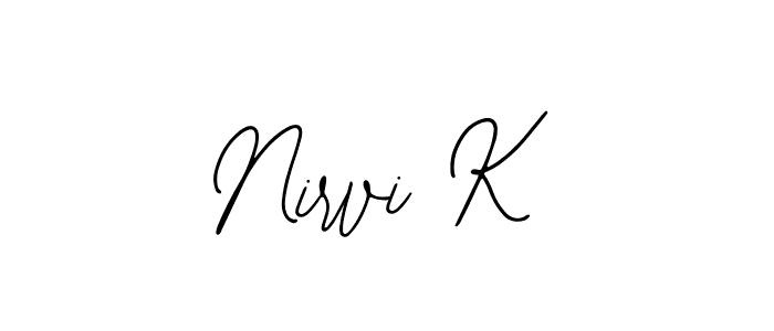 How to Draw Nirvi K signature style? Bearetta-2O07w is a latest design signature styles for name Nirvi K. Nirvi K signature style 12 images and pictures png