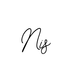 Make a beautiful signature design for name Nis. With this signature (Bearetta-2O07w) style, you can create a handwritten signature for free. Nis signature style 12 images and pictures png