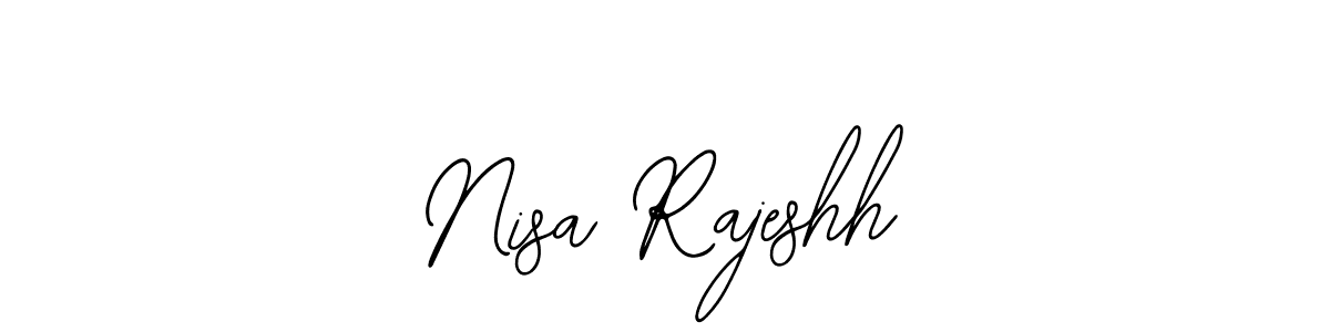 Similarly Bearetta-2O07w is the best handwritten signature design. Signature creator online .You can use it as an online autograph creator for name Nisa Rajeshh. Nisa Rajeshh signature style 12 images and pictures png