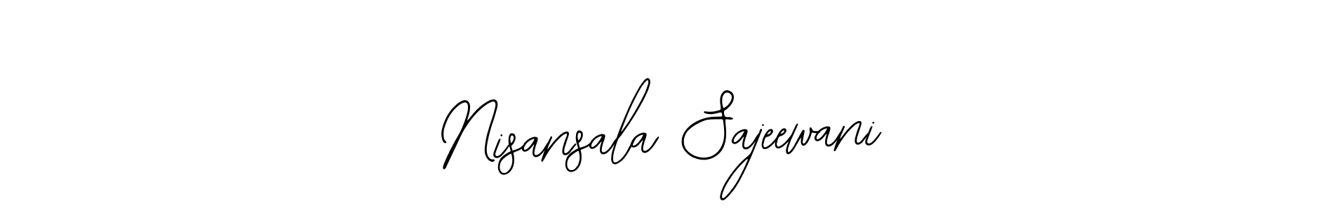 Make a beautiful signature design for name Nisansala Sajeewani. Use this online signature maker to create a handwritten signature for free. Nisansala Sajeewani signature style 12 images and pictures png