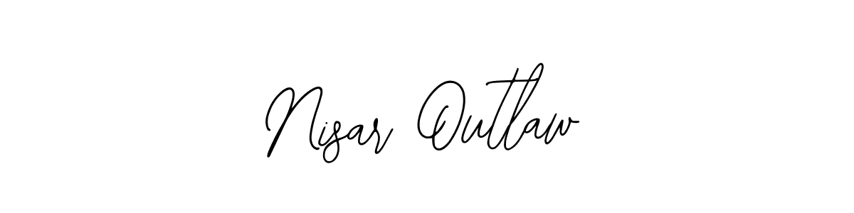 It looks lik you need a new signature style for name Nisar Outlaw. Design unique handwritten (Bearetta-2O07w) signature with our free signature maker in just a few clicks. Nisar Outlaw signature style 12 images and pictures png