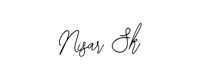 How to make Nisar Sk signature? Bearetta-2O07w is a professional autograph style. Create handwritten signature for Nisar Sk name. Nisar Sk signature style 12 images and pictures png