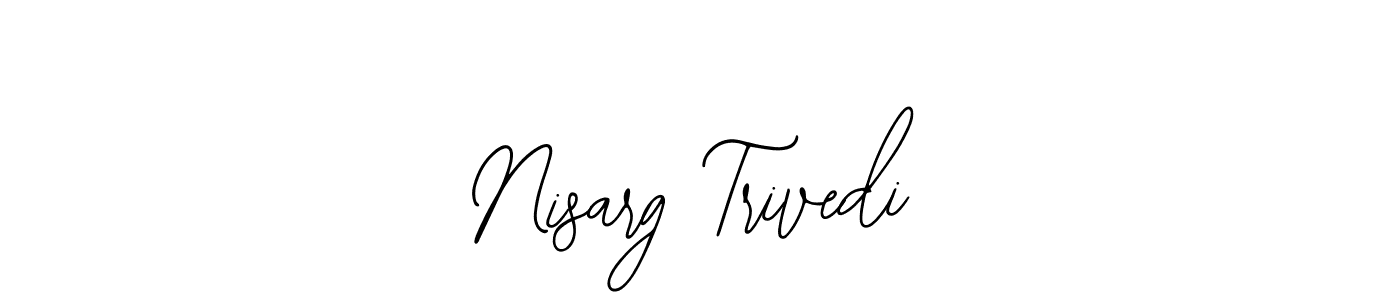 Make a beautiful signature design for name Nisarg Trivedi. With this signature (Bearetta-2O07w) style, you can create a handwritten signature for free. Nisarg Trivedi signature style 12 images and pictures png