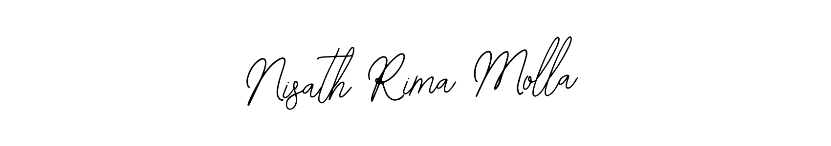 Use a signature maker to create a handwritten signature online. With this signature software, you can design (Bearetta-2O07w) your own signature for name Nisath Rima Molla. Nisath Rima Molla signature style 12 images and pictures png