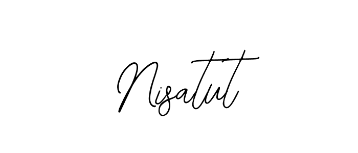 Create a beautiful signature design for name Nisatut. With this signature (Bearetta-2O07w) fonts, you can make a handwritten signature for free. Nisatut signature style 12 images and pictures png