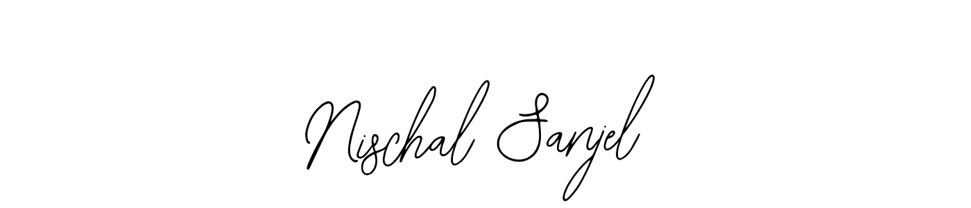 The best way (Bearetta-2O07w) to make a short signature is to pick only two or three words in your name. The name Nischal Sanjel include a total of six letters. For converting this name. Nischal Sanjel signature style 12 images and pictures png