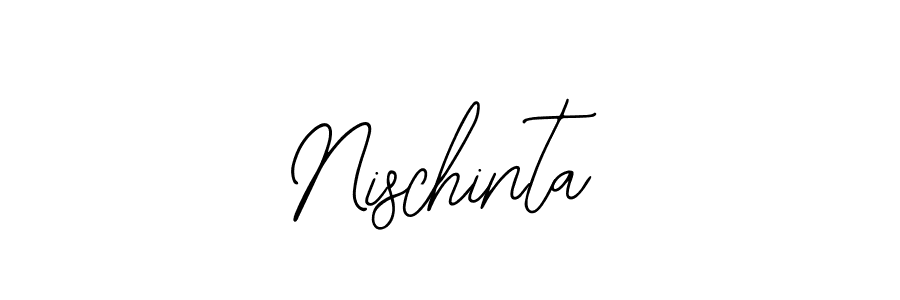 Similarly Bearetta-2O07w is the best handwritten signature design. Signature creator online .You can use it as an online autograph creator for name Nischinta. Nischinta signature style 12 images and pictures png