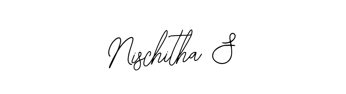 Create a beautiful signature design for name Nischitha S. With this signature (Bearetta-2O07w) fonts, you can make a handwritten signature for free. Nischitha S signature style 12 images and pictures png