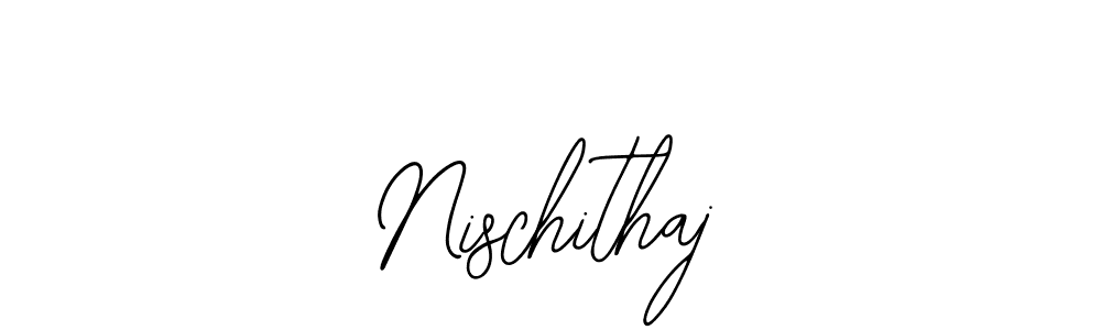 if you are searching for the best signature style for your name Nischithaj. so please give up your signature search. here we have designed multiple signature styles  using Bearetta-2O07w. Nischithaj signature style 12 images and pictures png