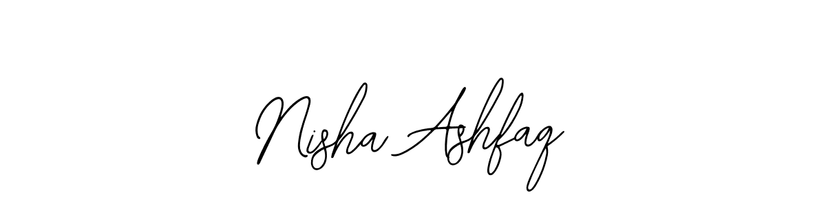 Make a beautiful signature design for name Nisha Ashfaq. Use this online signature maker to create a handwritten signature for free. Nisha Ashfaq signature style 12 images and pictures png