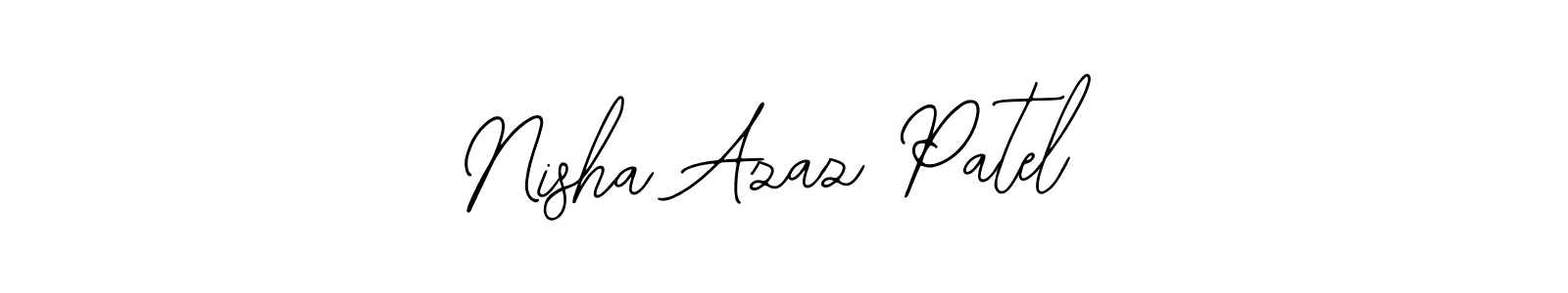 How to Draw Nisha Azaz Patel signature style? Bearetta-2O07w is a latest design signature styles for name Nisha Azaz Patel. Nisha Azaz Patel signature style 12 images and pictures png