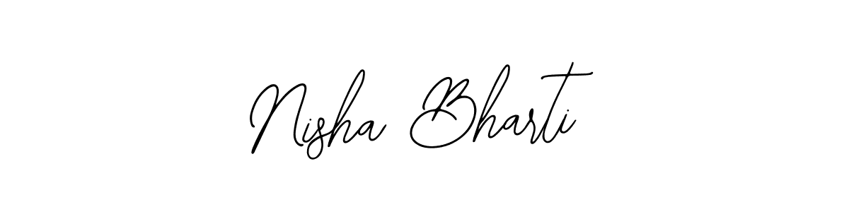 Nisha Bharti stylish signature style. Best Handwritten Sign (Bearetta-2O07w) for my name. Handwritten Signature Collection Ideas for my name Nisha Bharti. Nisha Bharti signature style 12 images and pictures png