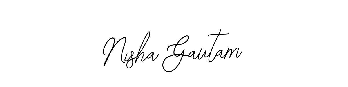 Check out images of Autograph of Nisha Gautam name. Actor Nisha Gautam Signature Style. Bearetta-2O07w is a professional sign style online. Nisha Gautam signature style 12 images and pictures png