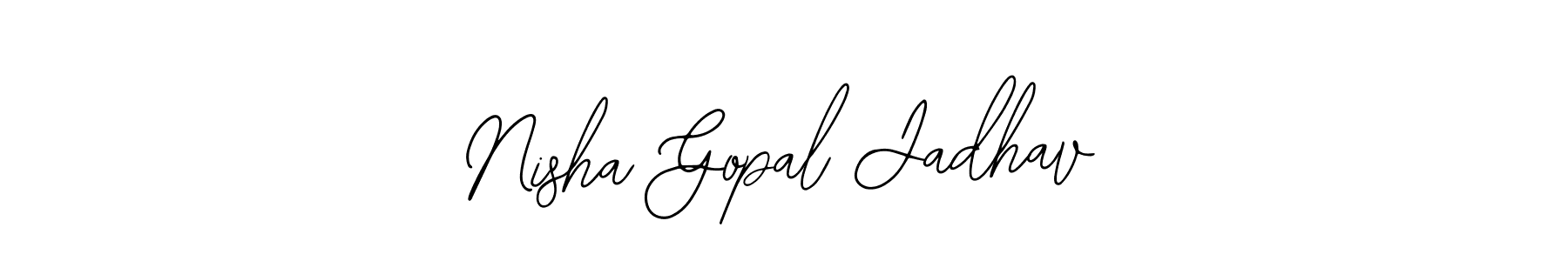 See photos of Nisha Gopal Jadhav official signature by Spectra . Check more albums & portfolios. Read reviews & check more about Bearetta-2O07w font. Nisha Gopal Jadhav signature style 12 images and pictures png