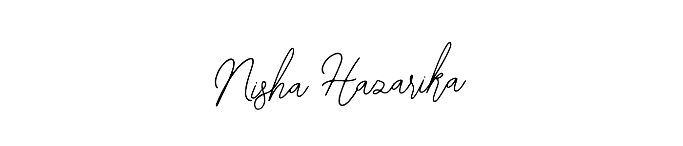 Similarly Bearetta-2O07w is the best handwritten signature design. Signature creator online .You can use it as an online autograph creator for name Nisha Hazarika. Nisha Hazarika signature style 12 images and pictures png