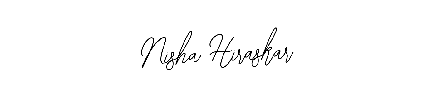 Make a beautiful signature design for name Nisha Hiraskar. With this signature (Bearetta-2O07w) style, you can create a handwritten signature for free. Nisha Hiraskar signature style 12 images and pictures png