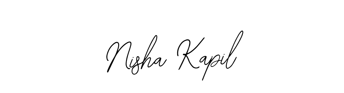 It looks lik you need a new signature style for name Nisha Kapil. Design unique handwritten (Bearetta-2O07w) signature with our free signature maker in just a few clicks. Nisha Kapil signature style 12 images and pictures png