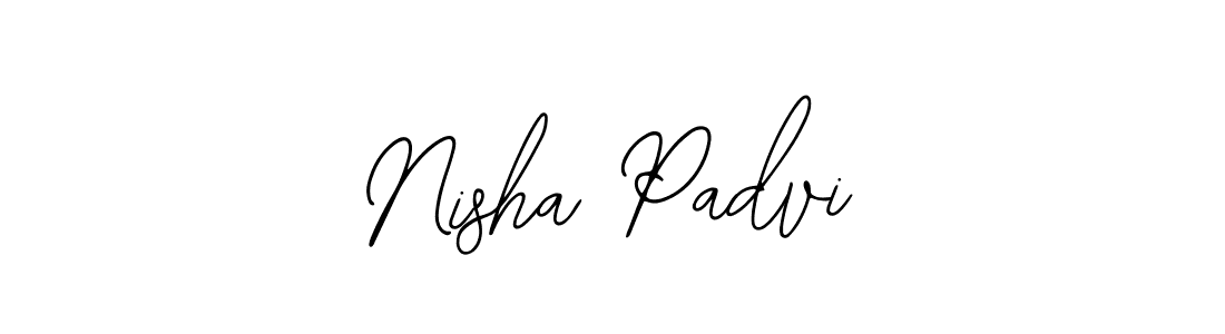 Nisha Padvi stylish signature style. Best Handwritten Sign (Bearetta-2O07w) for my name. Handwritten Signature Collection Ideas for my name Nisha Padvi. Nisha Padvi signature style 12 images and pictures png