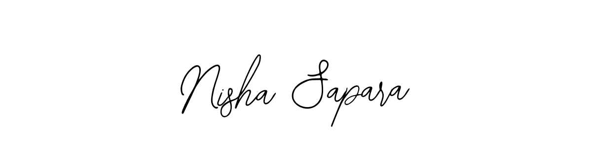 Bearetta-2O07w is a professional signature style that is perfect for those who want to add a touch of class to their signature. It is also a great choice for those who want to make their signature more unique. Get Nisha Sapara name to fancy signature for free. Nisha Sapara signature style 12 images and pictures png