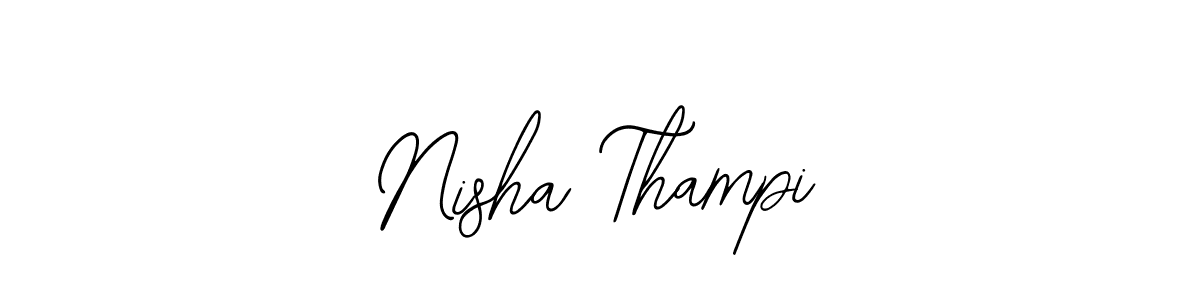It looks lik you need a new signature style for name Nisha Thampi. Design unique handwritten (Bearetta-2O07w) signature with our free signature maker in just a few clicks. Nisha Thampi signature style 12 images and pictures png
