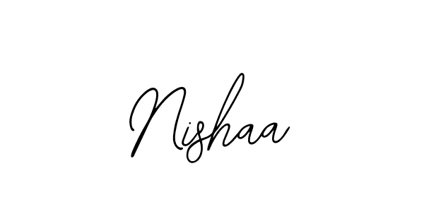 Nishaa stylish signature style. Best Handwritten Sign (Bearetta-2O07w) for my name. Handwritten Signature Collection Ideas for my name Nishaa. Nishaa signature style 12 images and pictures png