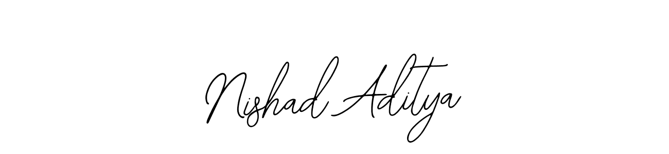 Similarly Bearetta-2O07w is the best handwritten signature design. Signature creator online .You can use it as an online autograph creator for name Nishad Aditya. Nishad Aditya signature style 12 images and pictures png