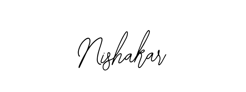 Make a beautiful signature design for name Nishakar. Use this online signature maker to create a handwritten signature for free. Nishakar signature style 12 images and pictures png