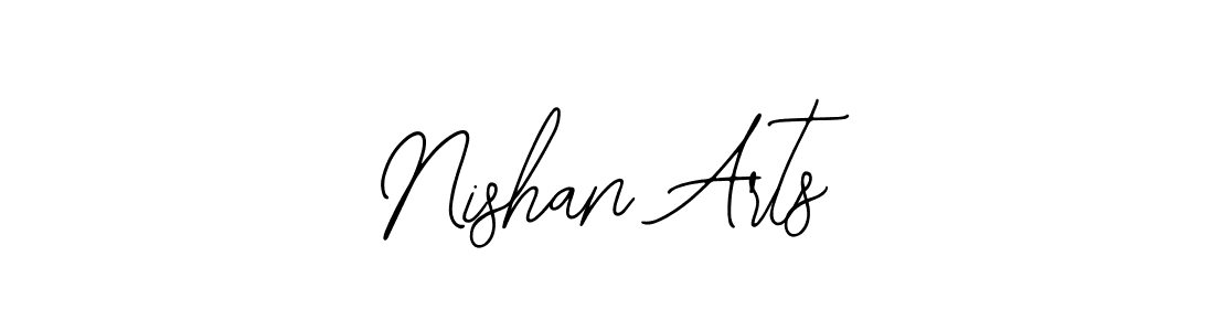 Design your own signature with our free online signature maker. With this signature software, you can create a handwritten (Bearetta-2O07w) signature for name Nishan Arts. Nishan Arts signature style 12 images and pictures png