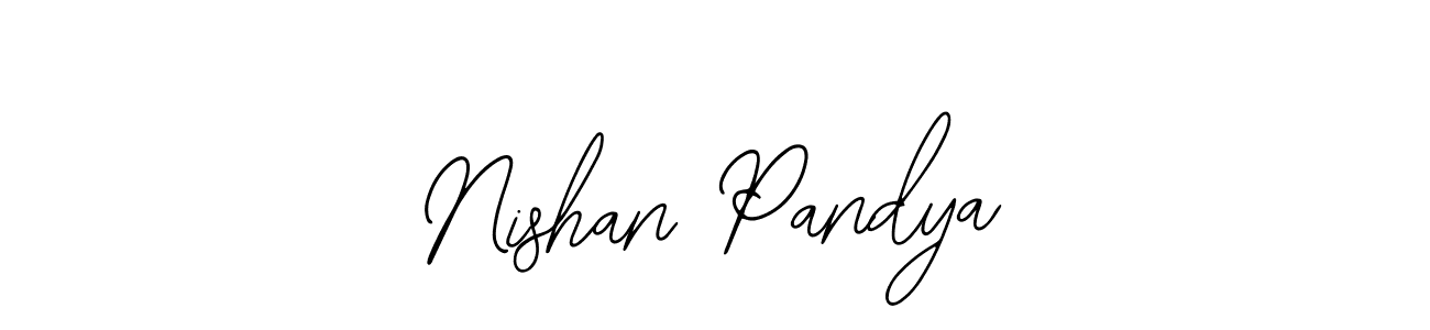 if you are searching for the best signature style for your name Nishan Pandya. so please give up your signature search. here we have designed multiple signature styles  using Bearetta-2O07w. Nishan Pandya signature style 12 images and pictures png