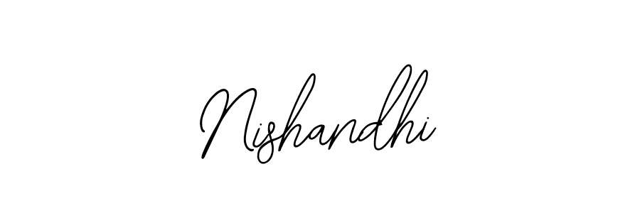 How to make Nishandhi name signature. Use Bearetta-2O07w style for creating short signs online. This is the latest handwritten sign. Nishandhi signature style 12 images and pictures png