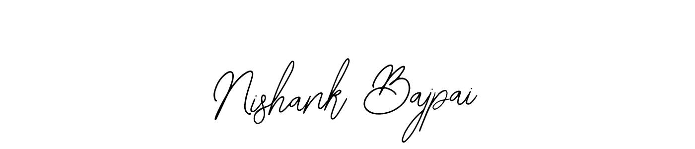 Use a signature maker to create a handwritten signature online. With this signature software, you can design (Bearetta-2O07w) your own signature for name Nishank Bajpai. Nishank Bajpai signature style 12 images and pictures png