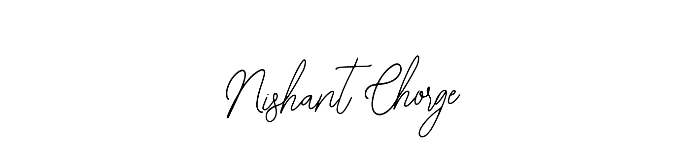 Also we have Nishant Chorge name is the best signature style. Create professional handwritten signature collection using Bearetta-2O07w autograph style. Nishant Chorge signature style 12 images and pictures png