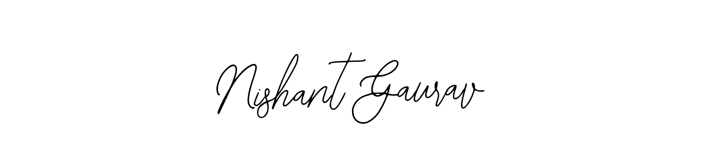 This is the best signature style for the Nishant Gaurav name. Also you like these signature font (Bearetta-2O07w). Mix name signature. Nishant Gaurav signature style 12 images and pictures png