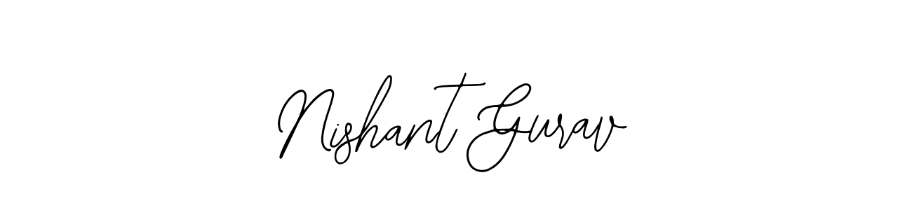 Make a beautiful signature design for name Nishant Gurav. Use this online signature maker to create a handwritten signature for free. Nishant Gurav signature style 12 images and pictures png