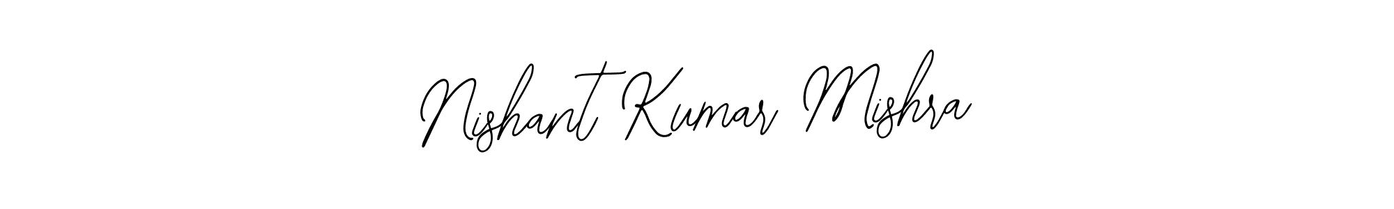 The best way (Bearetta-2O07w) to make a short signature is to pick only two or three words in your name. The name Nishant Kumar Mishra include a total of six letters. For converting this name. Nishant Kumar Mishra signature style 12 images and pictures png