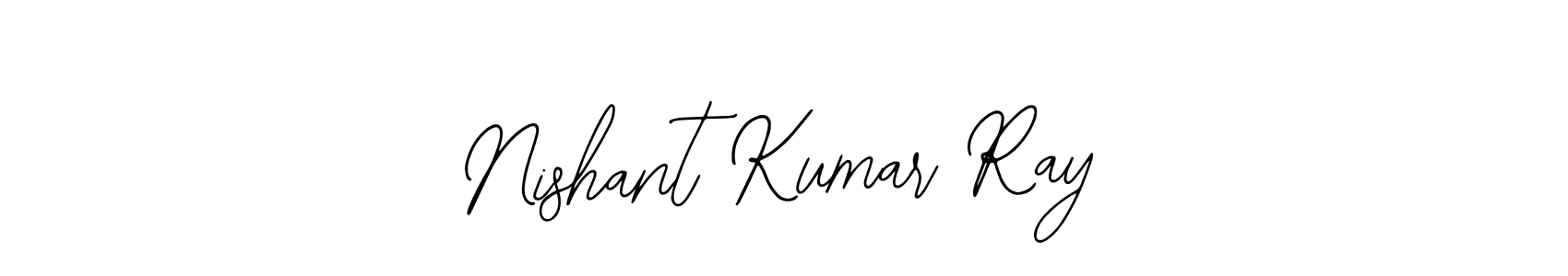 The best way (Bearetta-2O07w) to make a short signature is to pick only two or three words in your name. The name Nishant Kumar Ray include a total of six letters. For converting this name. Nishant Kumar Ray signature style 12 images and pictures png