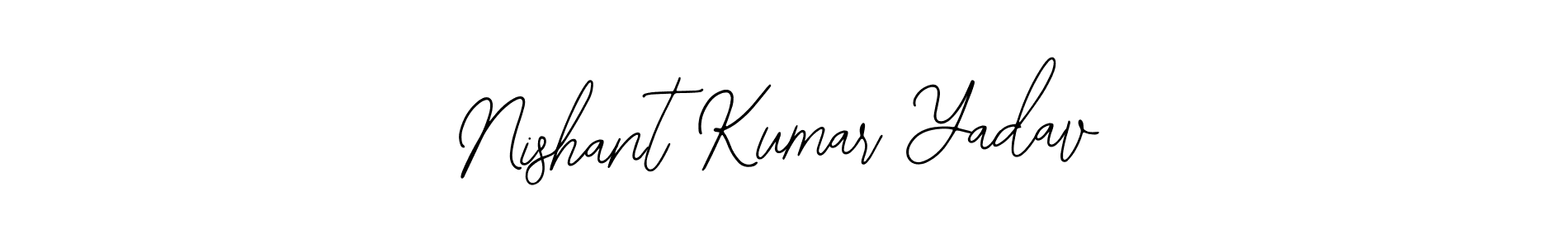 Use a signature maker to create a handwritten signature online. With this signature software, you can design (Bearetta-2O07w) your own signature for name Nishant Kumar Yadav. Nishant Kumar Yadav signature style 12 images and pictures png