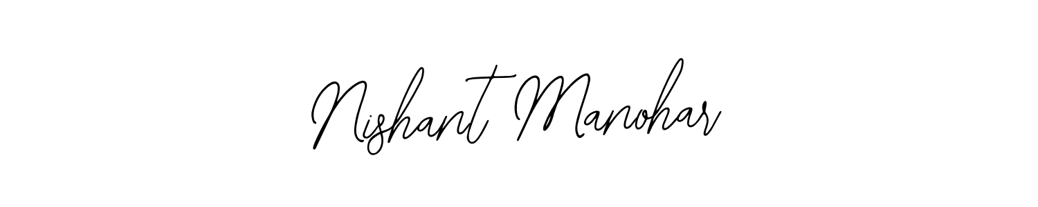 Nishant Manohar stylish signature style. Best Handwritten Sign (Bearetta-2O07w) for my name. Handwritten Signature Collection Ideas for my name Nishant Manohar. Nishant Manohar signature style 12 images and pictures png