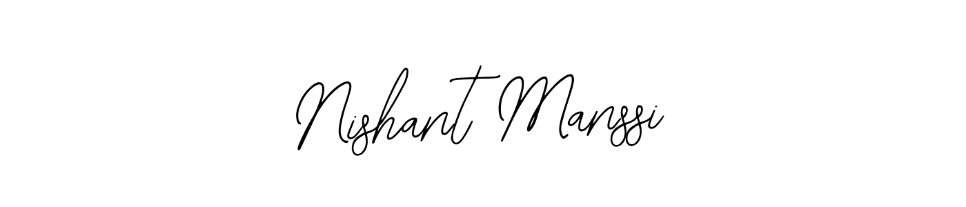 Design your own signature with our free online signature maker. With this signature software, you can create a handwritten (Bearetta-2O07w) signature for name Nishant Manssi. Nishant Manssi signature style 12 images and pictures png