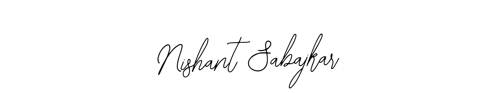 Design your own signature with our free online signature maker. With this signature software, you can create a handwritten (Bearetta-2O07w) signature for name Nishant Sabajkar. Nishant Sabajkar signature style 12 images and pictures png