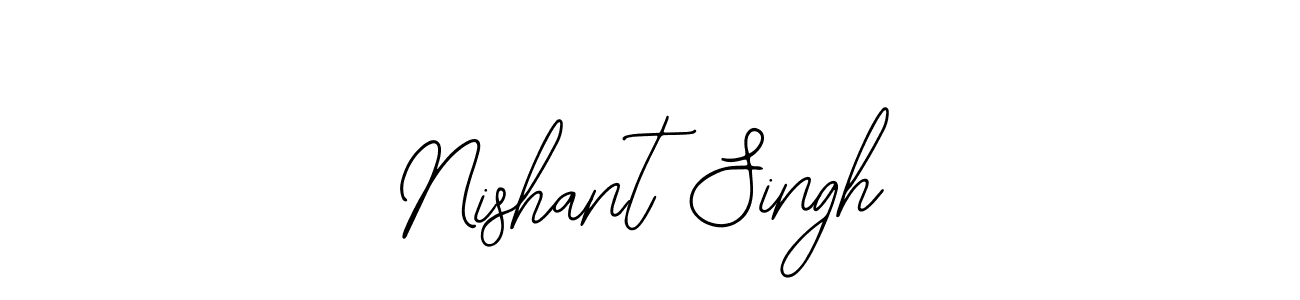 How to make Nishant Singh name signature. Use Bearetta-2O07w style for creating short signs online. This is the latest handwritten sign. Nishant Singh signature style 12 images and pictures png