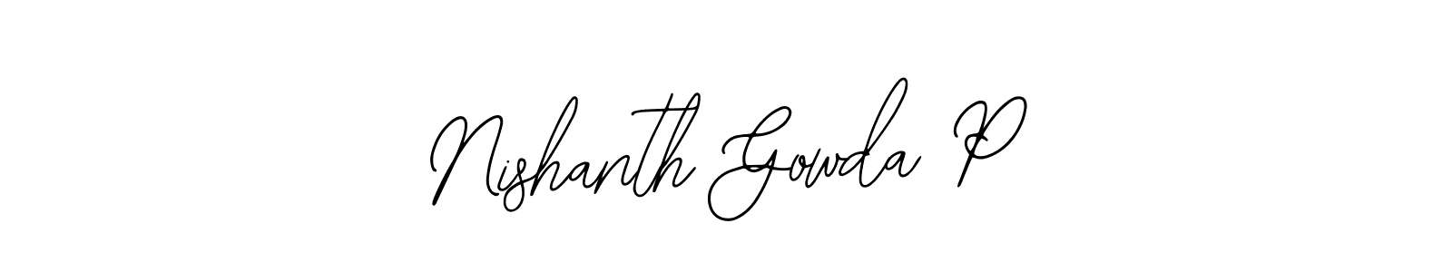 This is the best signature style for the Nishanth Gowda P name. Also you like these signature font (Bearetta-2O07w). Mix name signature. Nishanth Gowda P signature style 12 images and pictures png