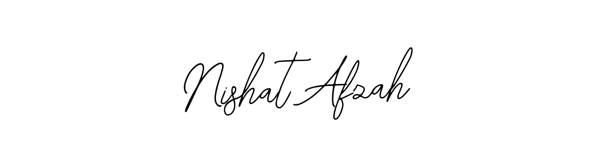 How to make Nishat Afzah signature? Bearetta-2O07w is a professional autograph style. Create handwritten signature for Nishat Afzah name. Nishat Afzah signature style 12 images and pictures png