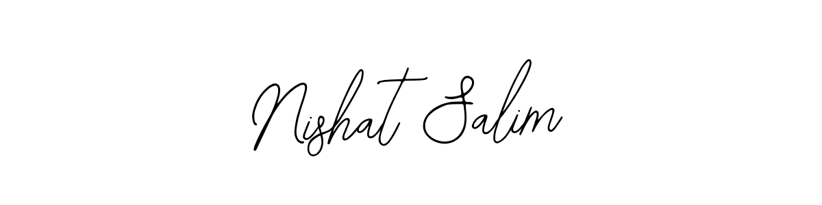 How to make Nishat Salim name signature. Use Bearetta-2O07w style for creating short signs online. This is the latest handwritten sign. Nishat Salim signature style 12 images and pictures png