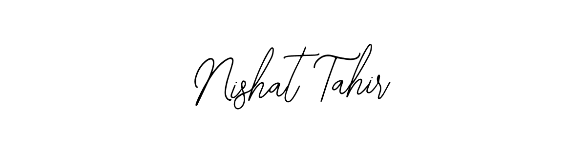 Make a beautiful signature design for name Nishat Tahir. Use this online signature maker to create a handwritten signature for free. Nishat Tahir signature style 12 images and pictures png
