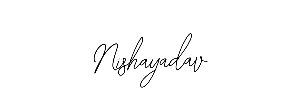 Also we have Nishayadav name is the best signature style. Create professional handwritten signature collection using Bearetta-2O07w autograph style. Nishayadav signature style 12 images and pictures png