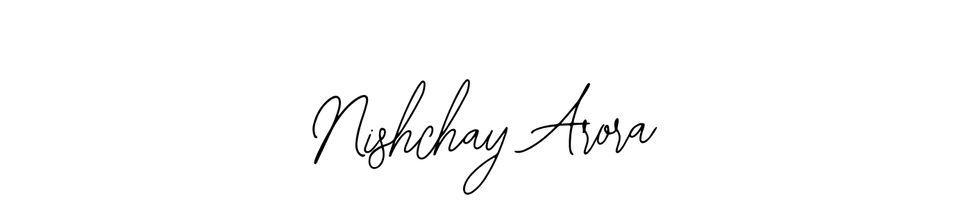 This is the best signature style for the Nishchay Arora name. Also you like these signature font (Bearetta-2O07w). Mix name signature. Nishchay Arora signature style 12 images and pictures png